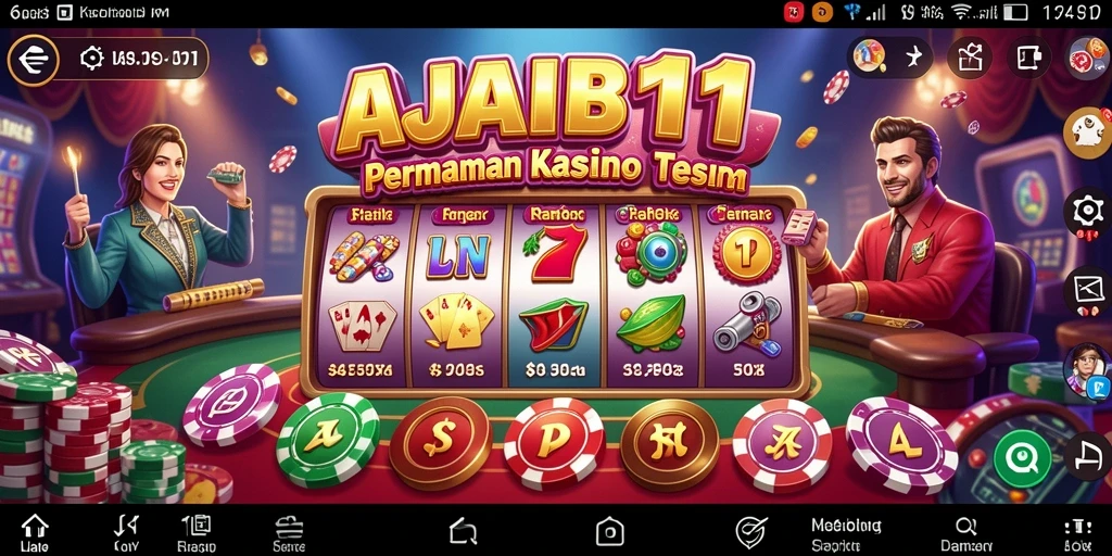 Tampilan menarik dari gameplay AJAIB11 yang penuh aksi Kasino.
