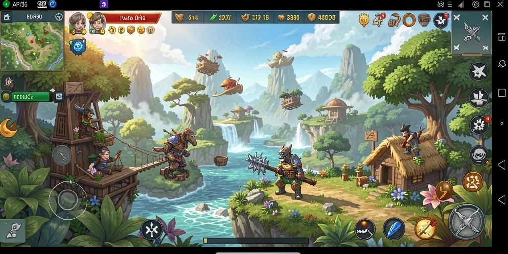 Screenshot dari gameplay API36 yang menampilkan petualangan seru di dunia terbuka.