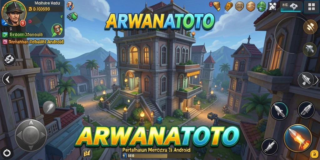 Tangkapan layar ARWANATOTO menunjukkan aksi mendebarkan dalam Tower Defense.
