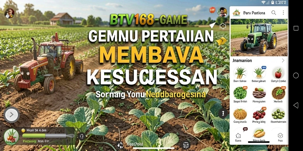 Tangkapan layar menunjukkan gameplay menarik dalam <strong>BTV168</strong>, memperlihatkan ladang yang subur.