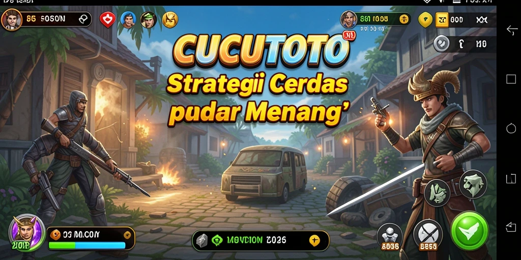 Tampilan gameplay CUCUTOTO yang menarik dan strategis.