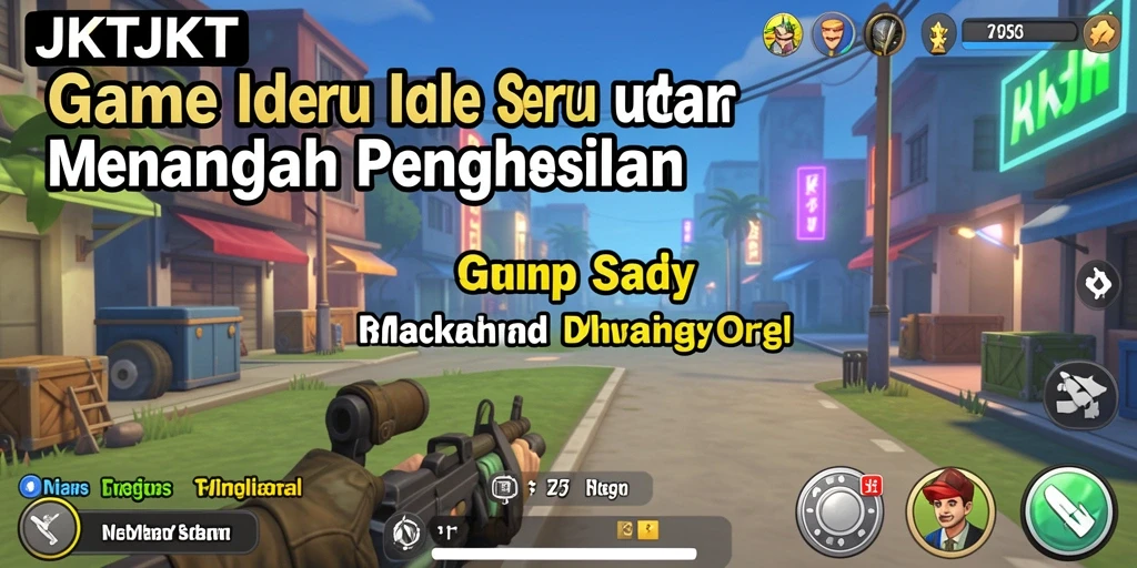Tampilan gameplay JKTJKT yang menarik dan menyenangkan.