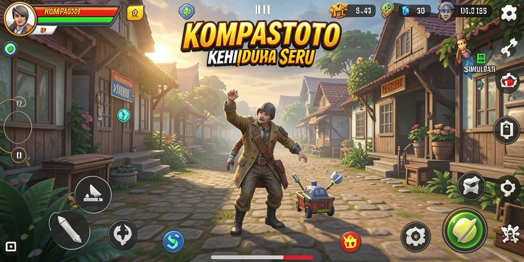 Tampilan gameplay KOMPASTOTO yang menarik dan interaktif.