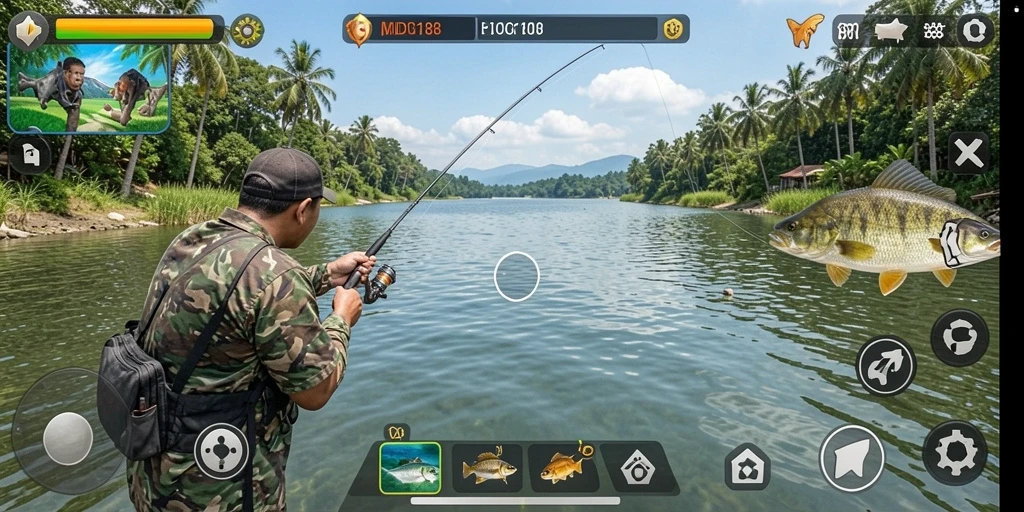 Tangkapan ikan yang mengesankan dalam gameplay MDG188.