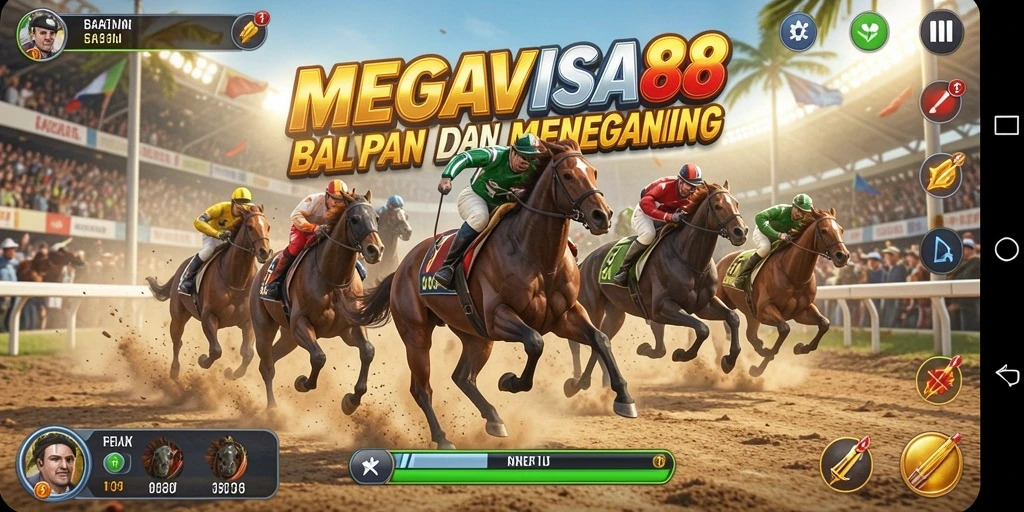 Gameplay balapan yang mendebarkan dalam MEGAVISA88.