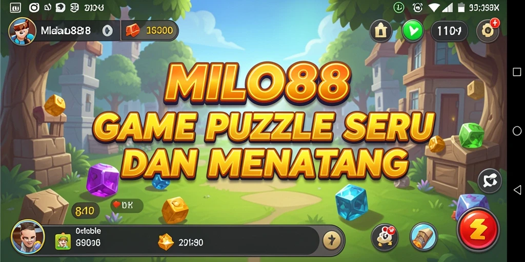 Tampilan menakjubkan dari gameplay Puzzle MILO88.