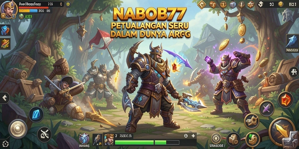 Tampilan gameplay NABOB77 yang mendebarkan dengan pertarungan seru.