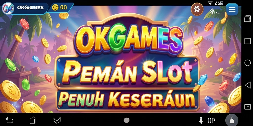 Tampilan gameplay OKGAMES dengan berbagai fitur slot yang menarik.