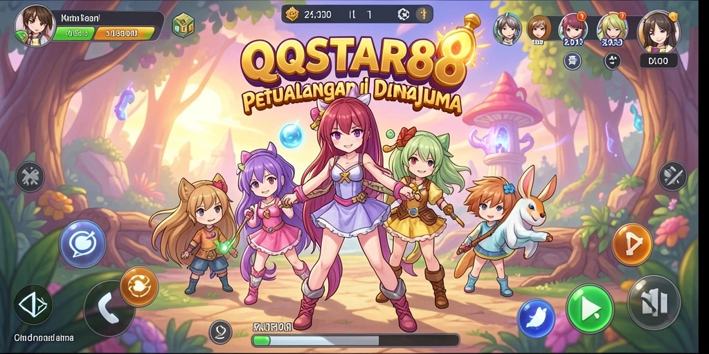 Menampilkan gameplay seru dengan karakter Anime terkenal.