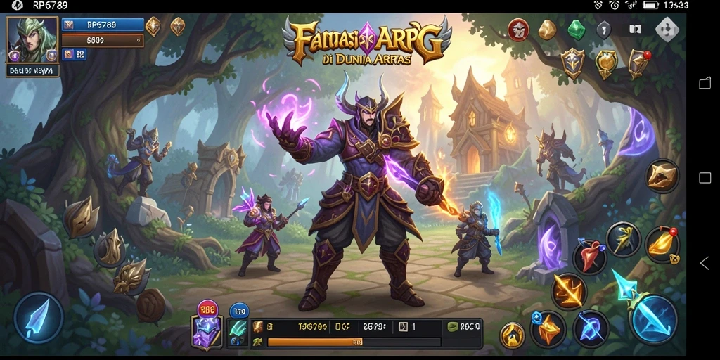Screenshot gameplay RP6789 menunjukkan aksi seru dalam pertempuran.