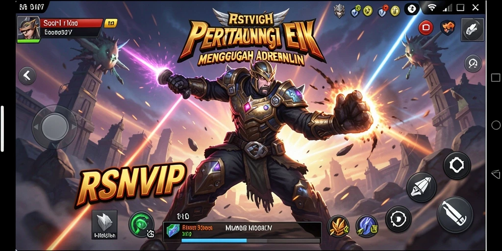 Tampilan gameplay RSNVIP yang intens dan mendebarkan.