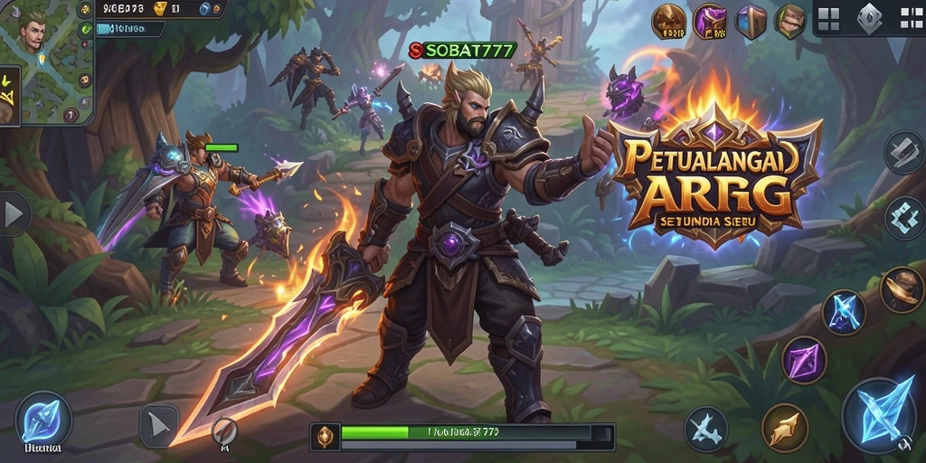 Screenshot gameplay SOBAT777 menampilkan aksi pertempuran seru.