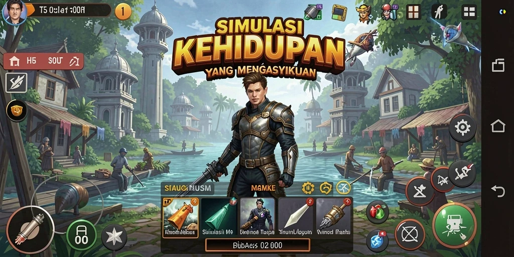 Tampilan gameplay T6 yang interaktif dan menyenangkan.