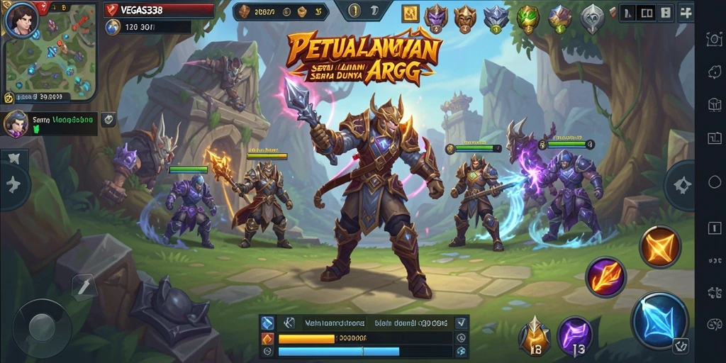 Tampilan gameplay seru dari VEGAS338 dalam dunia ARPG.